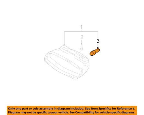 Hyundai oem 89-94 sonata-exterior bulbs 1864317044n