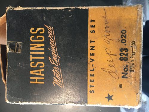 Hastings piston rings steel-vent set #823 .020