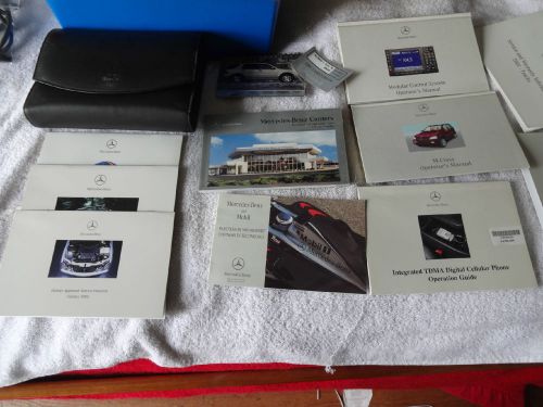2002 mercedes ml320 ml500 ml55 amg owners manual set complete great condition