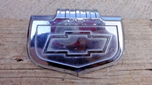 1947 1948 chevy fleetline trunk lid emblem original gm bow tie badge oem