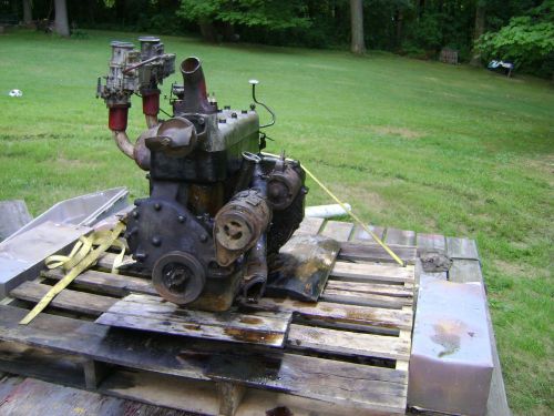 Ford model a engine #4285348, bell housing, pressure plate, and starter
