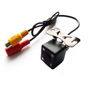 170° angle car rear view reverse camera night vision 4 led waterproof guide line