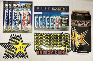 (20) assorted rockstar energy decal sticker lot official merchandise new