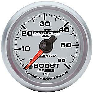 Autometer 4905 ultra-lite ii mech boost gauge 0-60 psi