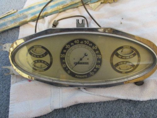 1933 plymouth delxue speedometer instrument cluster scta rat rod hot ratrod