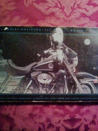 Harley davidson owners manual 2001  flt for actual use see description!!