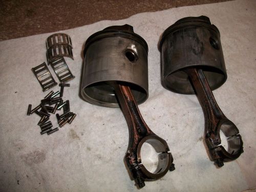 1988 forcer 35hp outboard motor pistons pins, rods with bears