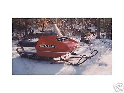 1971 chaparral snowmobile decal kit