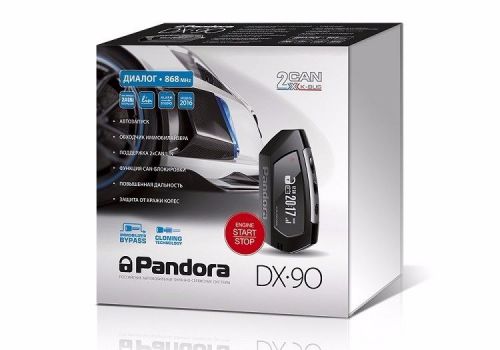 Pandora dx90, 2-way canx2 clone car alarm, engine autostart 868 mhz