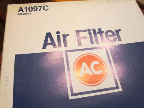 Ac delco a1097c 1990-1996 corvette air filter element (delco) gm 25096933 oem