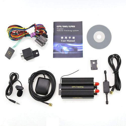 Hot sale mini gps/sms/gprs tracker tk103a vehicle car tracking device system an