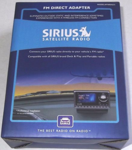 Sirius radio fm direct w/ antenna adapters
