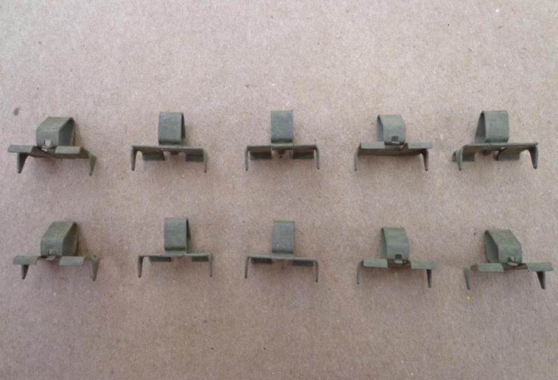 10 nos door/quarter window channel fastener 49-60 gm 52-60 ford 55-60 chry 4667