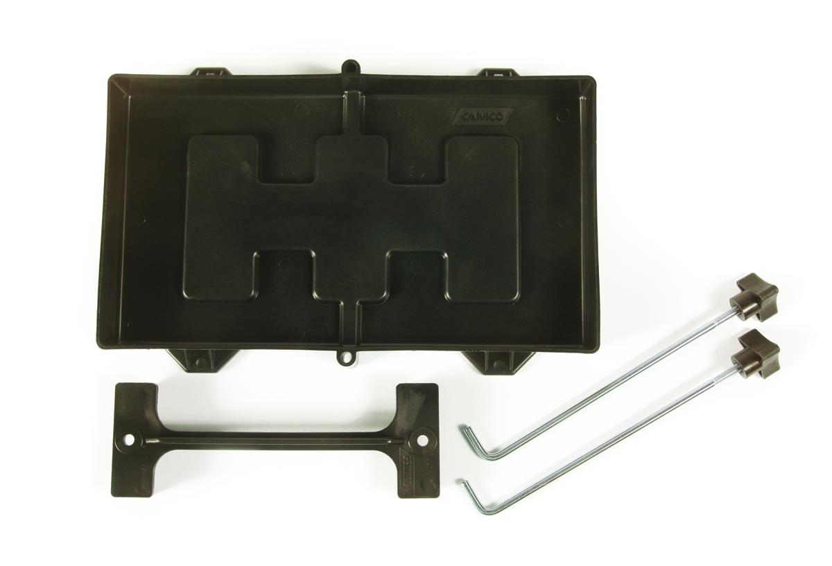 Camco 55404 battery tray large camper trailer rv