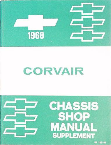 1968 chevrolet corvair chassis shop manual supplement
