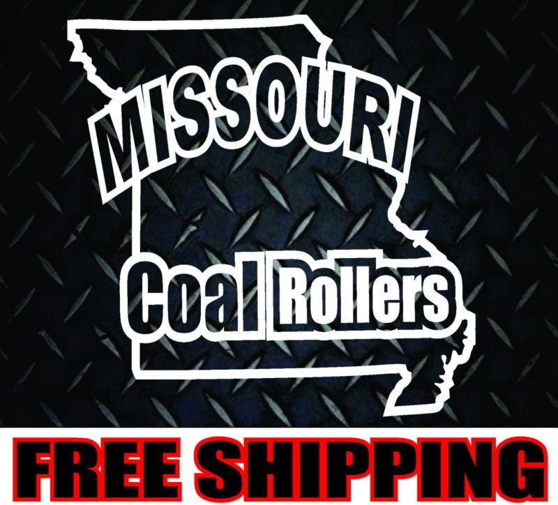 Missouri coal rollers* vinyl decal sticker cummins truck powerstroke diesel 