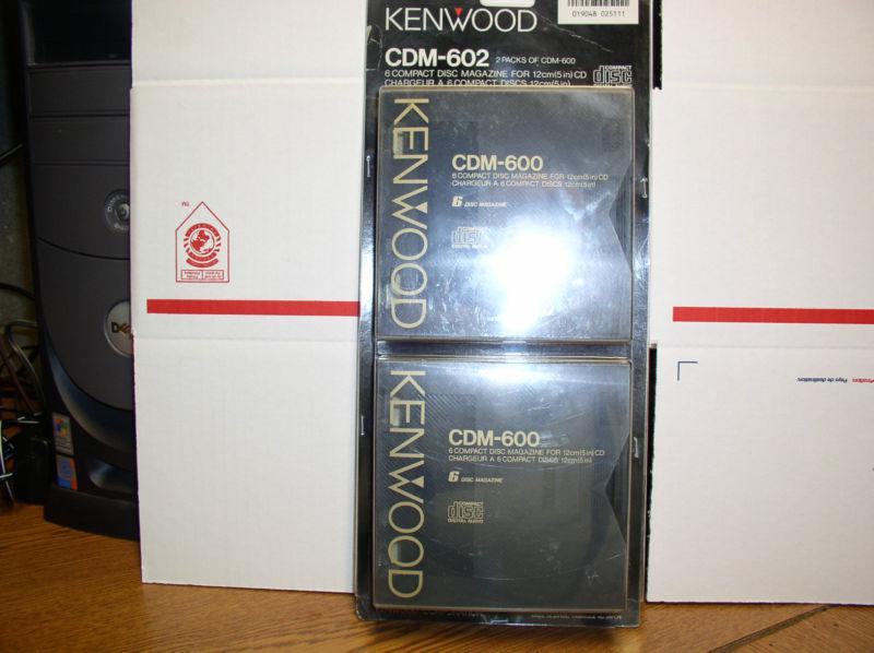 6 disc cd magazine kenwood 2 pk new
