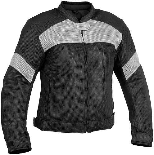 River road sedona mesh motorcycle jacket black/gray xx-large