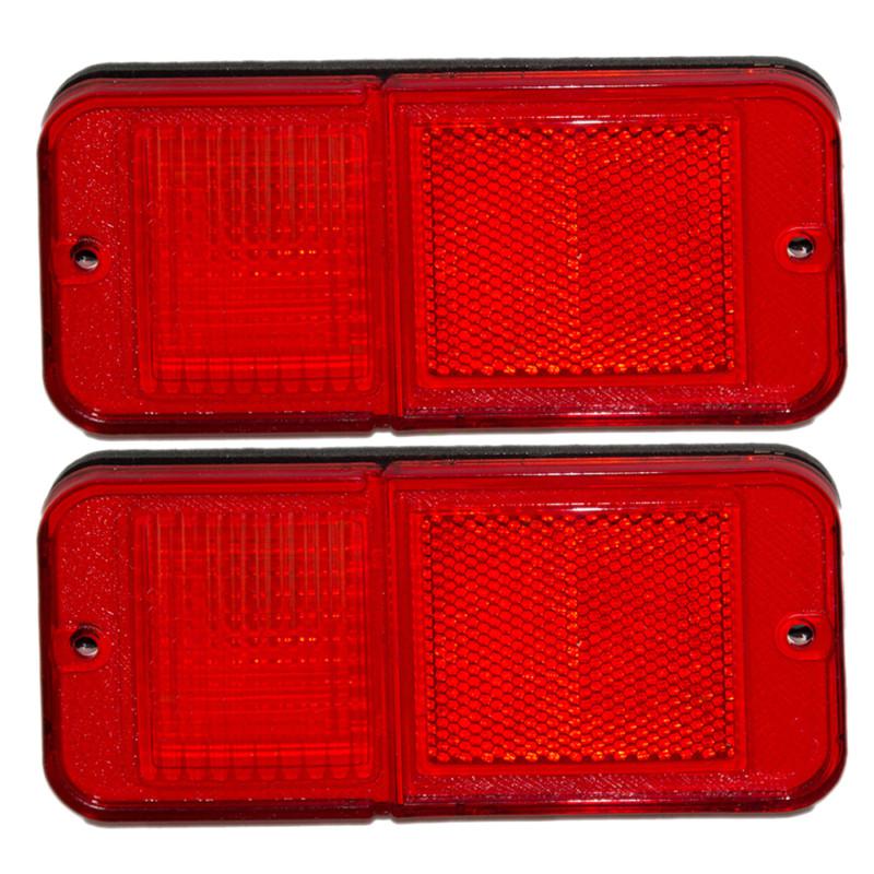 New pair set park signal marker light lamp lens dot 68-84 chevy pickup truck suv
