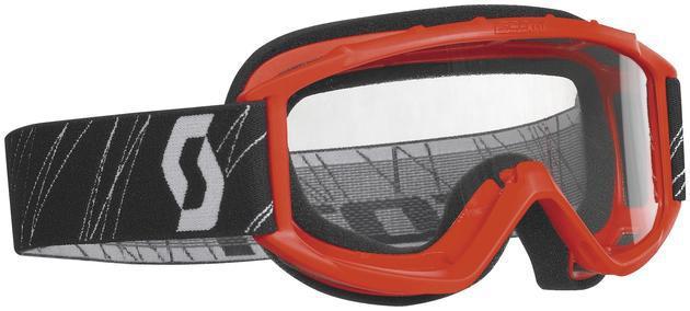Scott usa 89si motorcycle goggles red/clear lens youth