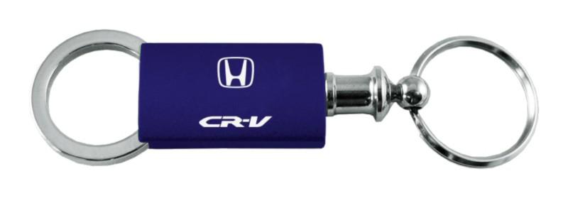 Honda crv navy anodized aluminum valet keychain / key fob engraved in usa genui