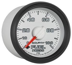Autometer 2-1/16in. fuel press; 0-100 psi; fse; dodge