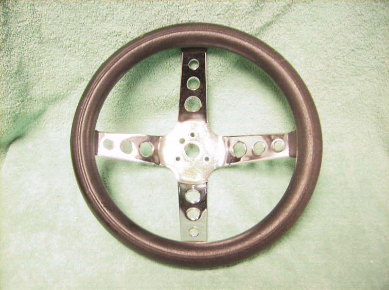 Vintage 4 spoke gasser steering wheel 11 1/2" hot rod rat 32 ford rare 