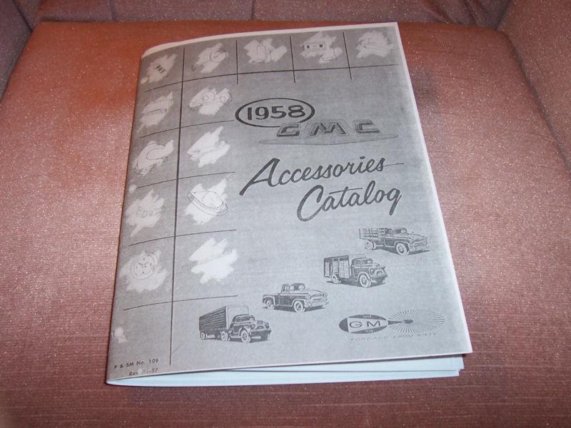 Gmc accessorie catalog 1958 copy