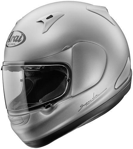 Arai signet-q solid motorcycle helmet silver frost medium