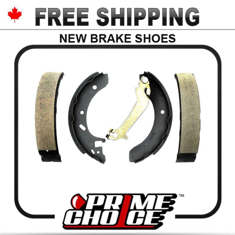 Prime choice new premium brake shoe set 4 shoes rear pair