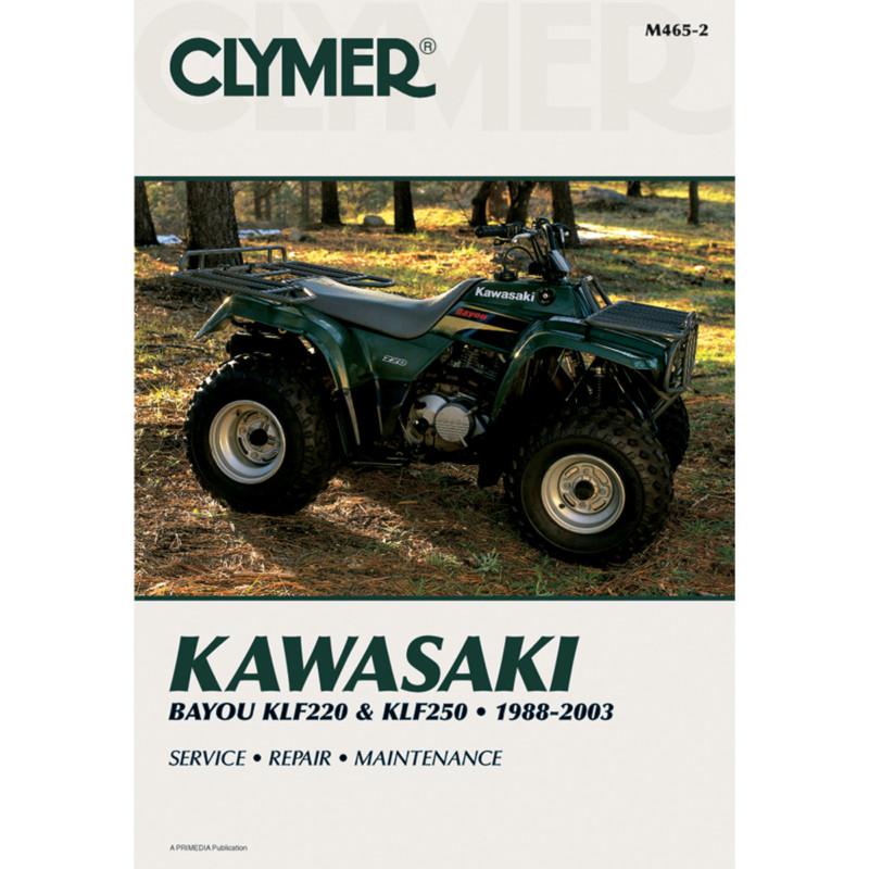 Clymer m465-3 repair service manual kawasaki klf220/250 bayou 1988-2003