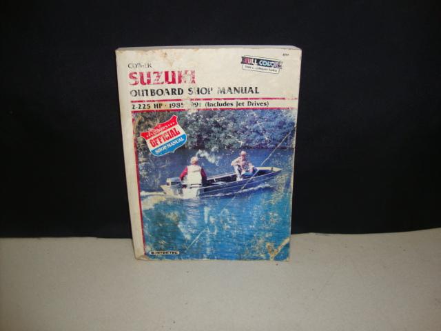 1985-1991 suzuki outboard shop manual by clymer 2-225 hp includes jet drive