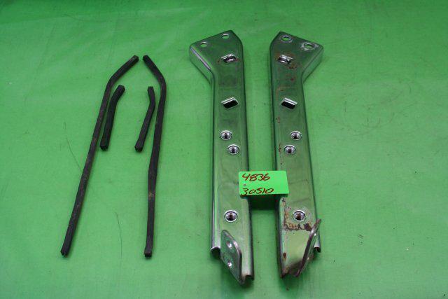 1997 harley davidson touring flhr road king chrome saddlebag brackets