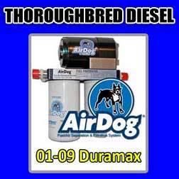 Airdog duramax fuel pump 100gph 2001-2009 chevy gmc 6.6l air dog a4spbc085
