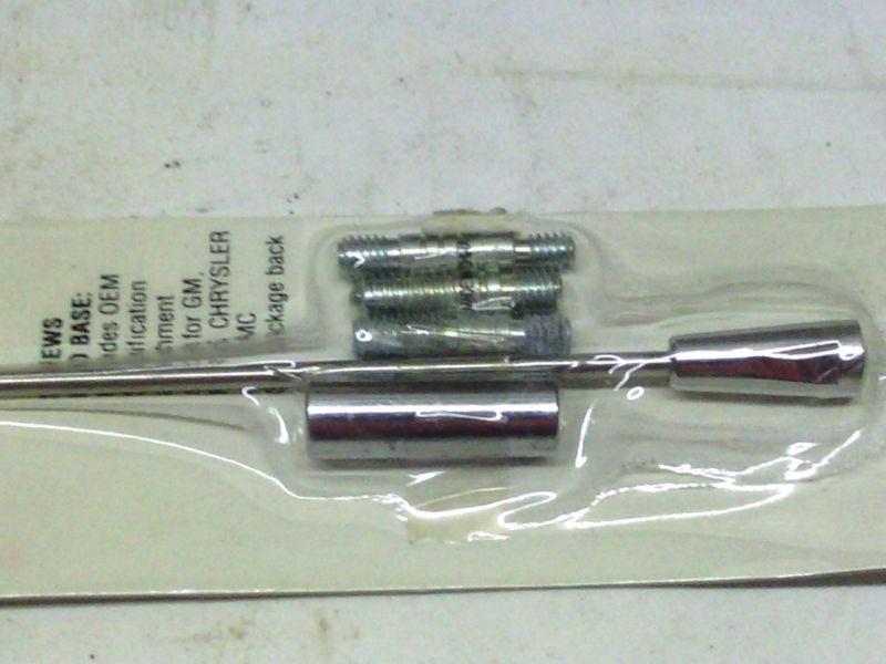 Nors vintage stainless steel replacement am/fm antenna mast:classic car & trucks