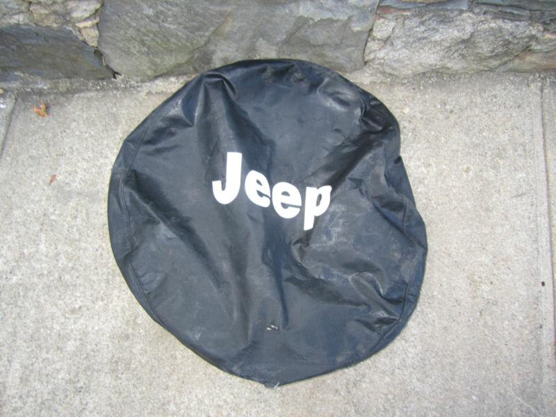 Jeep yj 87-95 wrangler - spare tire cover || logo 88 89 90 91 92 93 94
