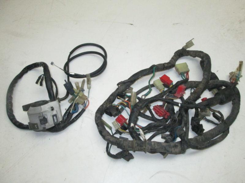 Honda 1984-1985 vf500 vf 500 magna left controls, wiring wire harness