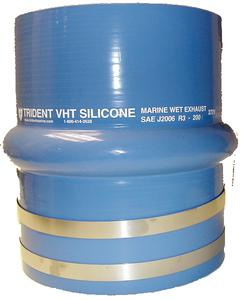 Trident rubber 272v6000ss single hump bellow 6in w/clamp