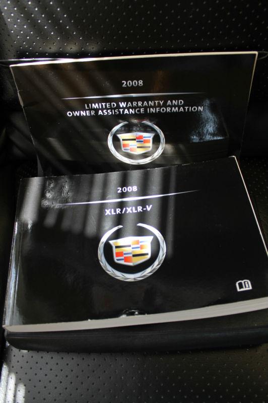 2008 cadillac xlr / xlr-v complete owner's manual
