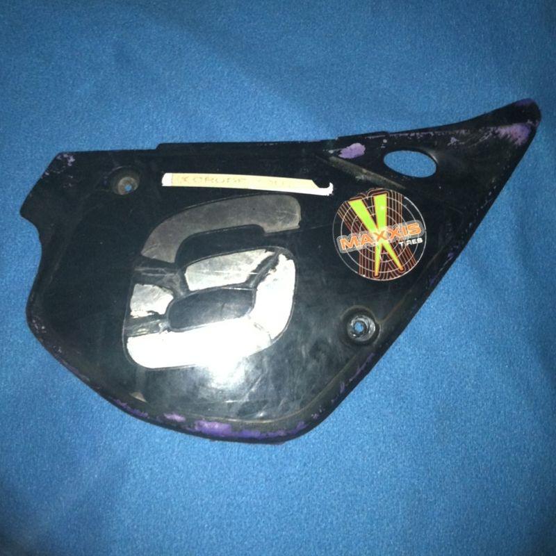 1996 kawasaki right side cover kx80 kx 80 number plate