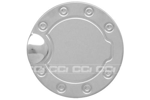 Cci gdc14 - 07-11 chevy silverado chrome stainless steel gas cap cover 1 pc