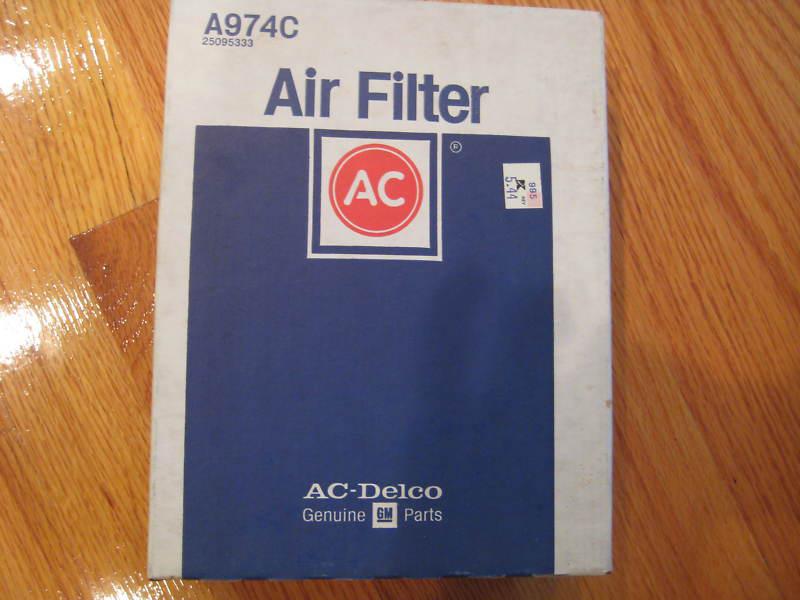 Ac delco air filter a974c