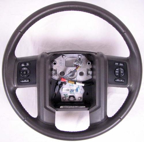 2010-2014 genuine ford f250-f450 super duty steering wheel new w/cruise & radio