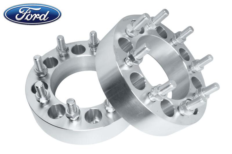 2 pc set ford 8x170mm to 8x170mm | 14x1.5 | 2" adapters spacers | super duty