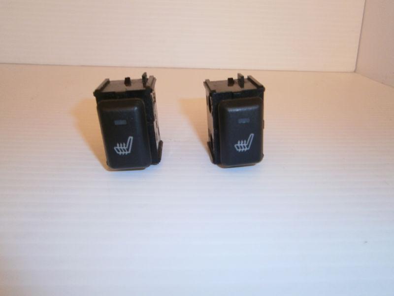 2000-2002 lincoln ls heated seat switch l/r pair assembly  oem / warranty