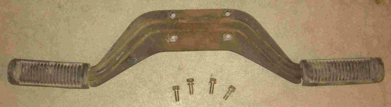 Honda atc 110 footrest with rubber and bolts off 1980 80 3 wheeler three