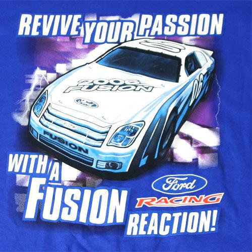 Ford fusion nascar racing shirt brand new track ready  large gear headz products