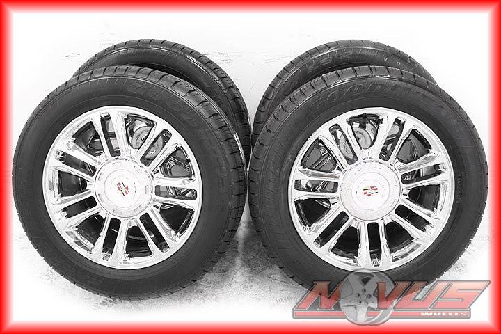 New 20" cadillac escalade platinum chrome wheels tires chevy tahoe gmc yukon 22