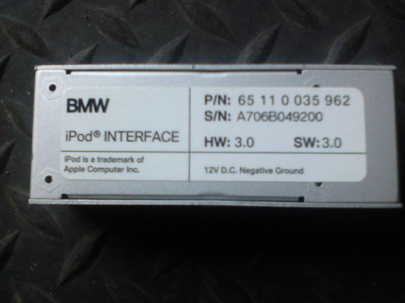 BMW IPOD INTERFACE RETROFIT KIT 65110035962 for e83, e53, e85, e86, e39, US $99.00, image 2