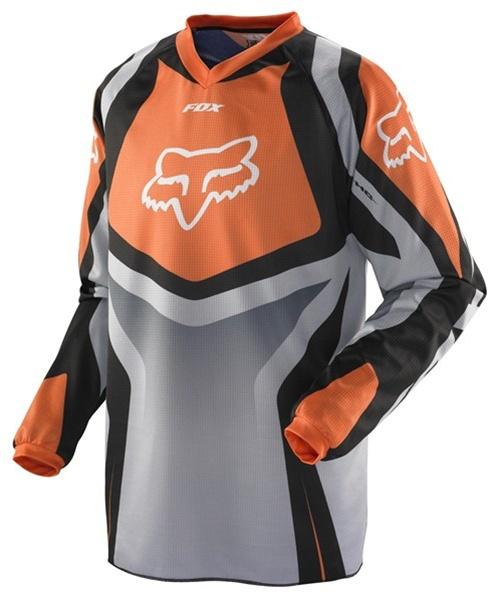 Fox racing 2013 hc race motocross dirt bike jersey adult size small orange